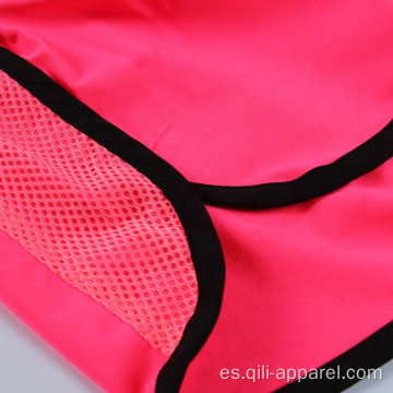 Pantalones cortos de playa de natación con tablero elástico transpirable de color sólido